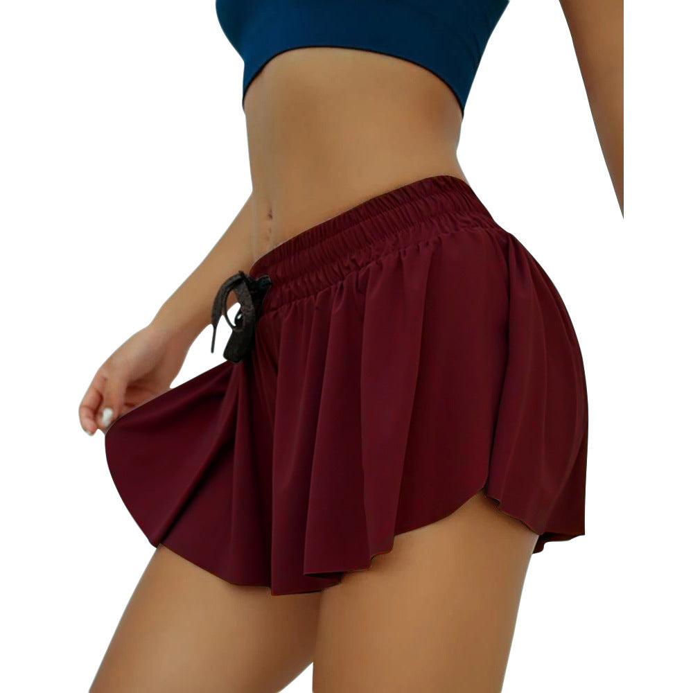 2-in-1 Quick-Drying Sports Skirt With Pocket