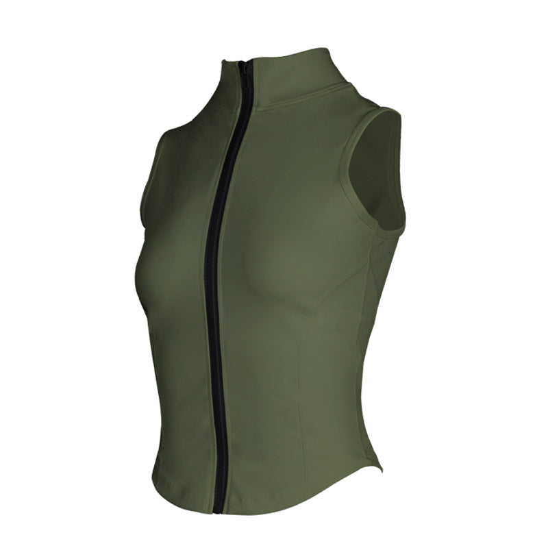 Thin Zipped Up Stops Vest