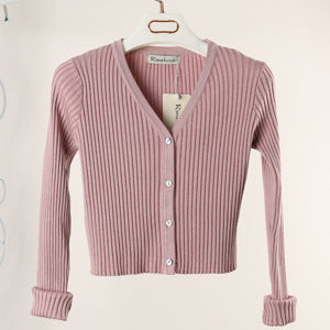 Short Body Long Sleeves Sweater.