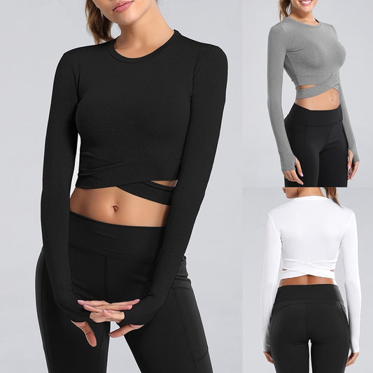 Sports Cropped Yoga Top