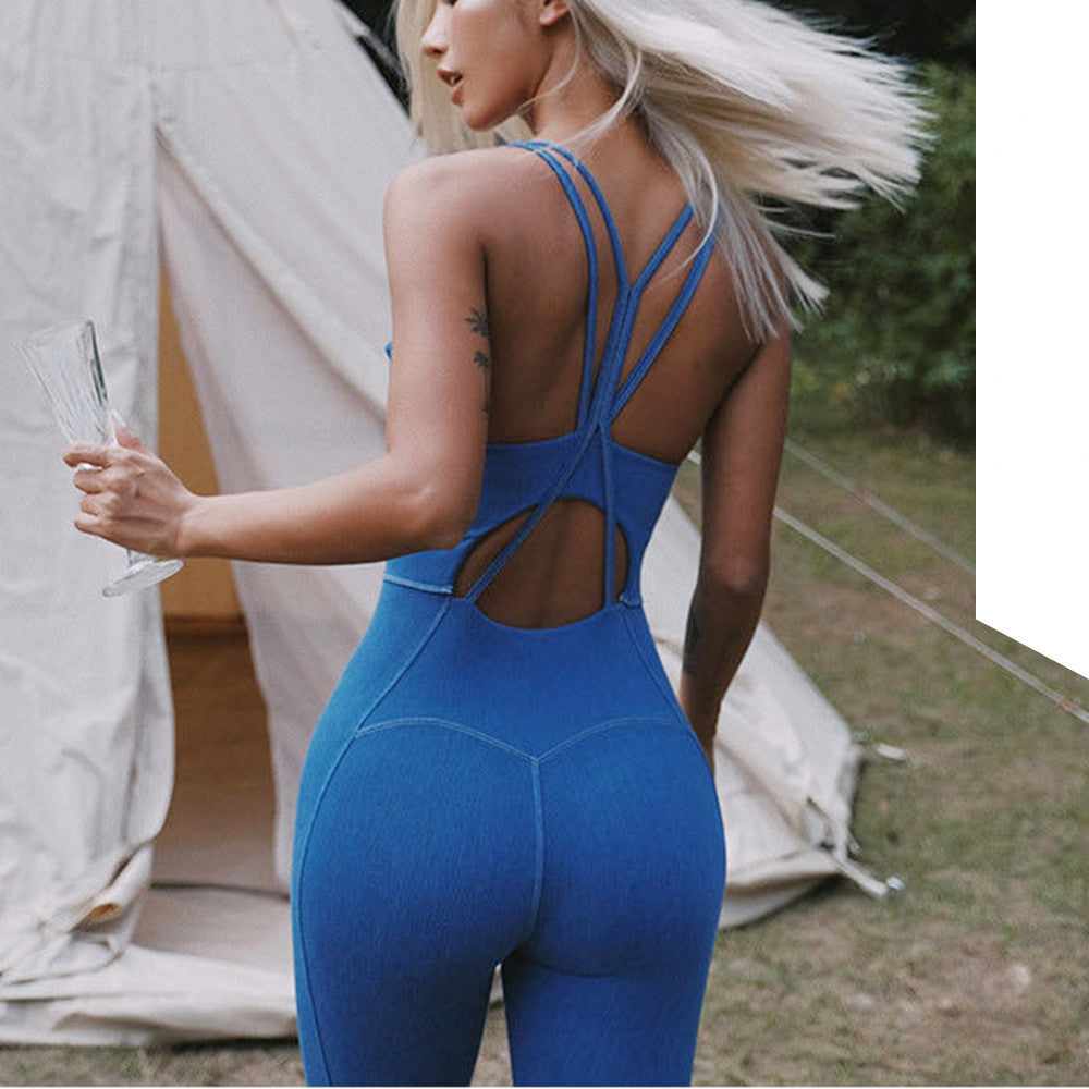 Firm Fit Flexible Yoga Jumpsuit