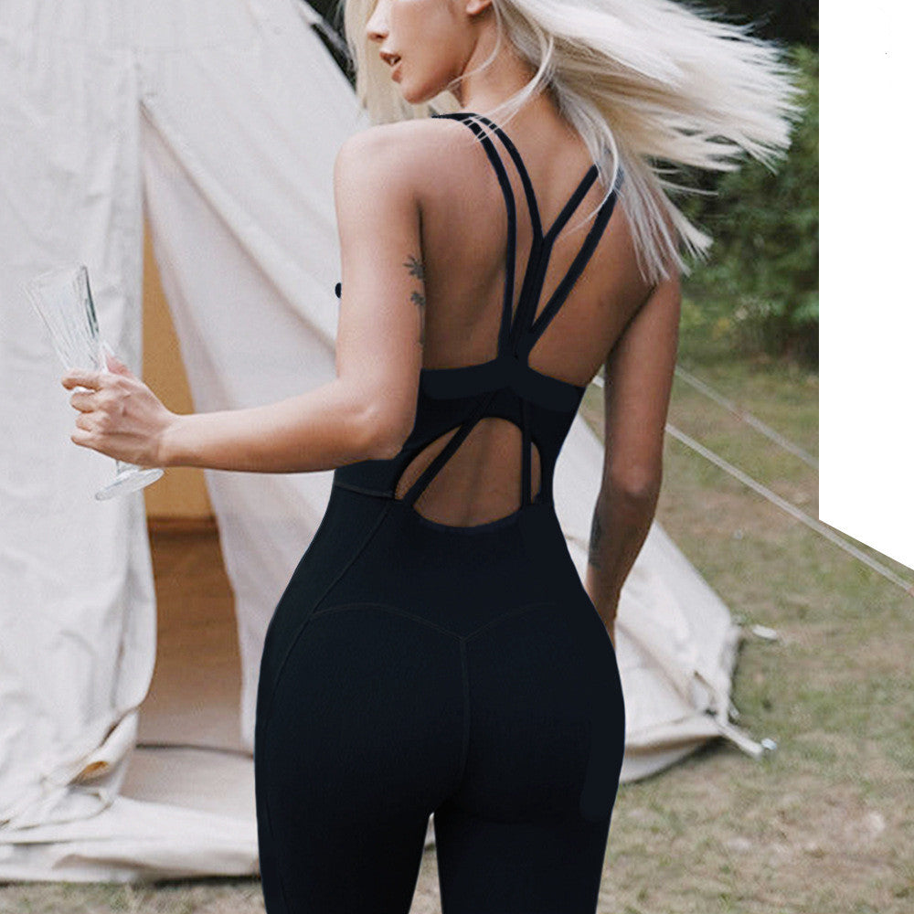 Firm Fit Flexible Yoga Jumpsuit